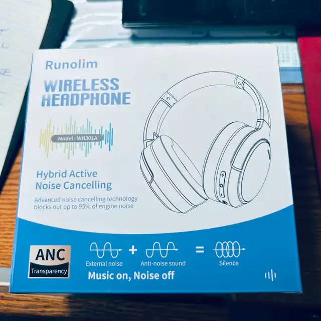 ONE NEW RUNOLIM WIRELESS HEADPHONE
