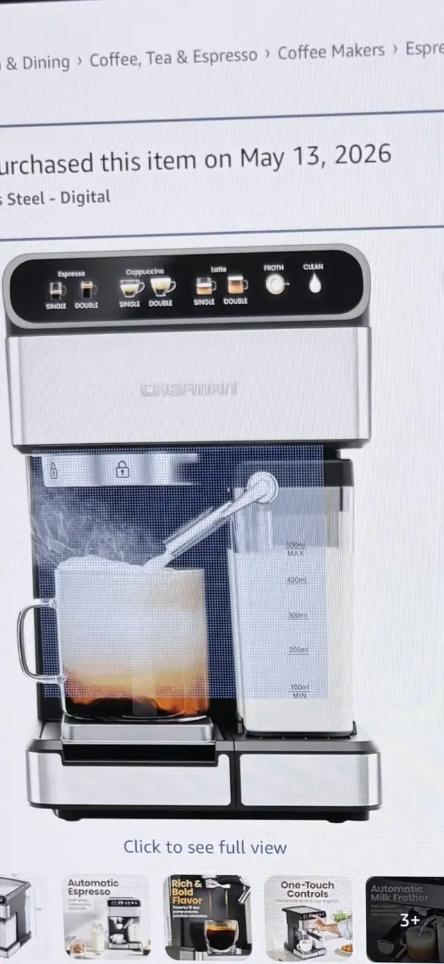Chefman Cafemaster pro espresso machine