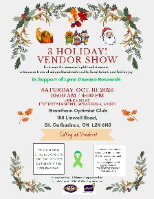 3 Holiday Vendor Show  Supporting Lyme Disease Research