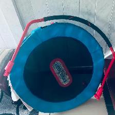 ONE DECENT SHAPE INDOOR TRAMPOLINE FOR SALE
