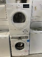 Mini laveuse sécheuse frontales blanches 24'' Européennes
