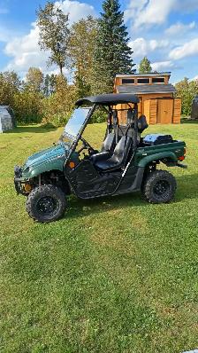 2013 Yamaha Rhino with Cargo Camper Trailer Package Deal 1 lot.