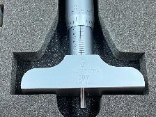 New Mitutoyo 0-6' Depth Micrometer 129-128, 2.5' Base 0.001' Res - Photo 9
