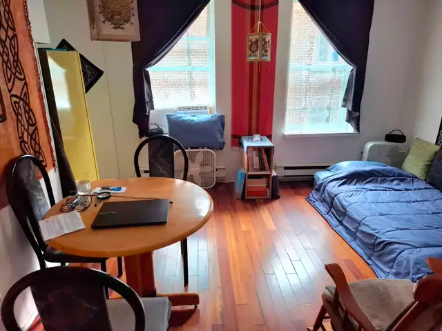 Appartement 1 et demi à sous-louer pour 6 mois