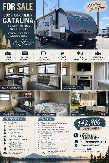 2022 Coachmen Catalina Legacy Edition 323BHDSCK – $42,900 OBO