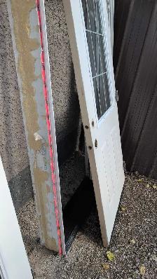 36' x 80' Black Exterior Entry Door with side light - Photo 3