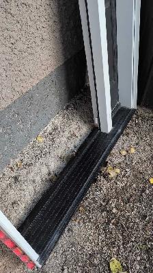 36' x 80' Black Exterior Entry Door with side light - Photo 4