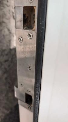 36' x 80' Black Exterior Entry Door with side light - Photo 7