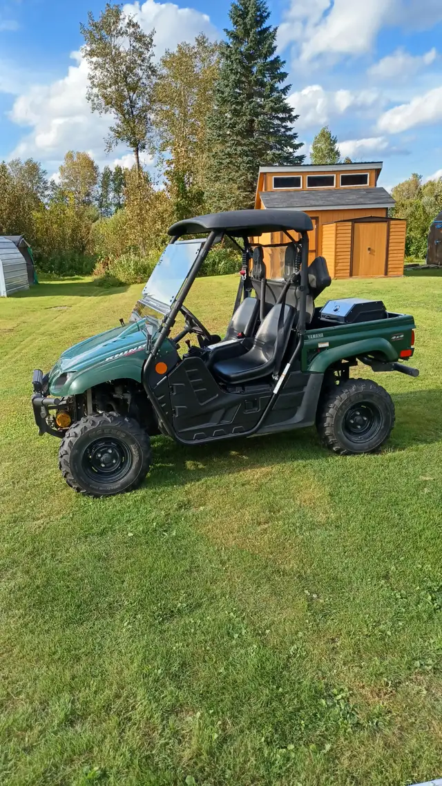 2013 Yamaha Rhino with Cargo Camper Trailer Package Deal 1 lot.