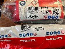 UNOPENED HILTI HIT RE-500-V3 EPOXYAS PICTURED