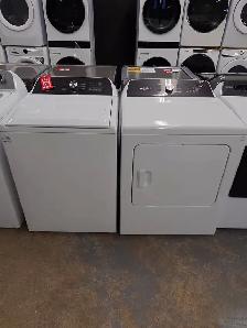 Whirlpool '27' White Top Load Washer / Dryer on Sale‼️