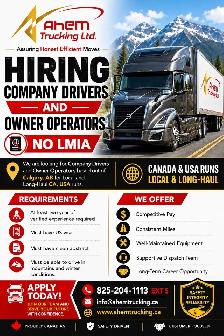 class 1 Drivers and Owner- Operators