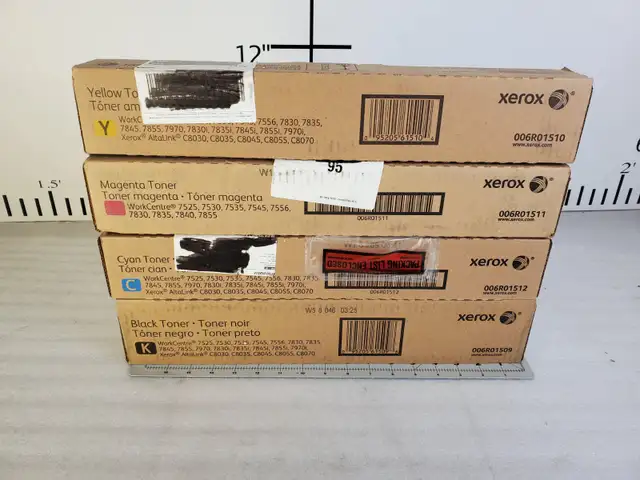 Xerox OEM Toner Cartridges 6R01509-6R01512 Set