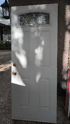 32'x79' steel insulated door with window - Photo 2