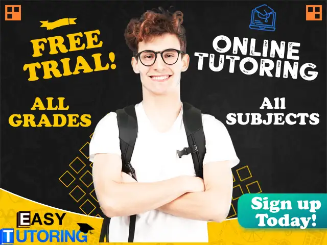 ONLINE Tutoring FREE TRIAL All Grades All Subjects