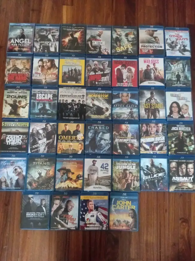 FiLM  BLU RAY DiSC  5$ each ou 3 POUR 10$ AUX  CHOiX