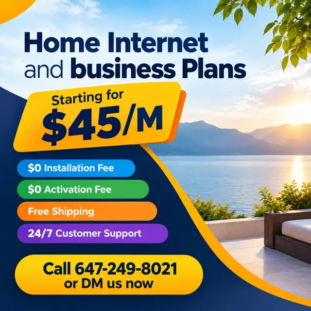 FAST INTERNET, BETTER VALUE — $45/MONTH