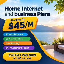 FAST INTERNET, BETTER VALUE — $45/MONTH