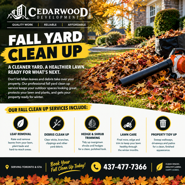 The Ultimate Fall Yard Prep Package – Complete 5-Piece Kit (GTA)