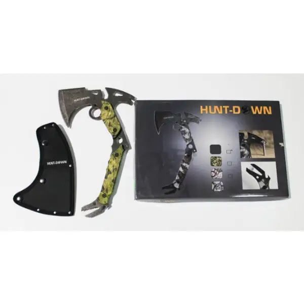 Hunt-Down 13' Hunting Survival Axe with Sheath -AS PICTURED -