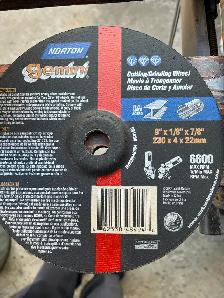 1 DOZ. - NORTON GEMINI 9 IN. CUTTING/GRINDING DISC'SAS PICTURED