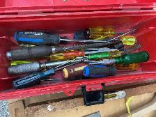 TOOL-AID Tool Box with Assorted Screwdrivers ! - Photo 2