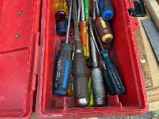 TOOL-AID Tool Box with Assorted Screwdrivers ! - Photo 3