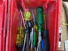 TOOL-AID Tool Box with Assorted Screwdrivers ! - Photo 4