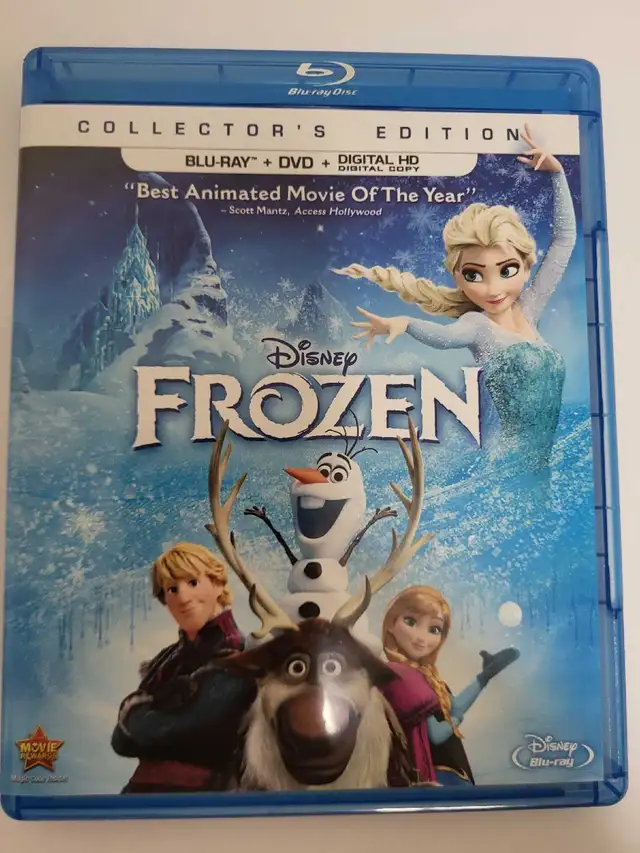 Frozen Blue Ray collectors edition