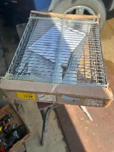 WIRE WALL SHELF, 24 IN X 18 IN, X 34 2 SHELVES, 125 LB LOAD - Photo 4