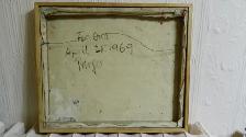 Huile sur toile Yargo DeLucca (1925-2008) 15 1/2 X 13 Canadien - Photo 4