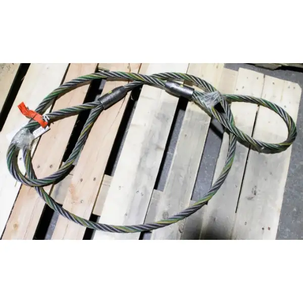 NEW 10FT- 7/8 STEEL ROPE SLINGas pictured