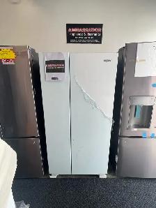 NEW 33" Whirlpool Side By Side Fridge (22 Cu.Ft)