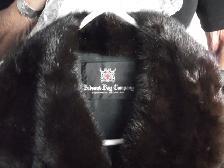 1960'S PERSIAN LAMB COAT WITH A WILD MINK COLLAR