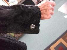 1960'S PERSIAN LAMB COAT WITH A WILD MINK COLLAR - Photo 3