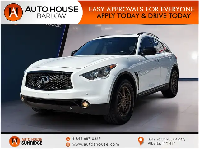 2017 Infiniti QX70 S AWD LEATHER SEATS NAVIGATION SUNROOF BACKUP