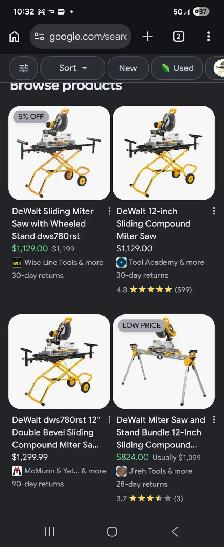 FIRST REASONABLE OFFER TAKES I Dewalt Dsw780rst 12'miter saw. - Photo 4
