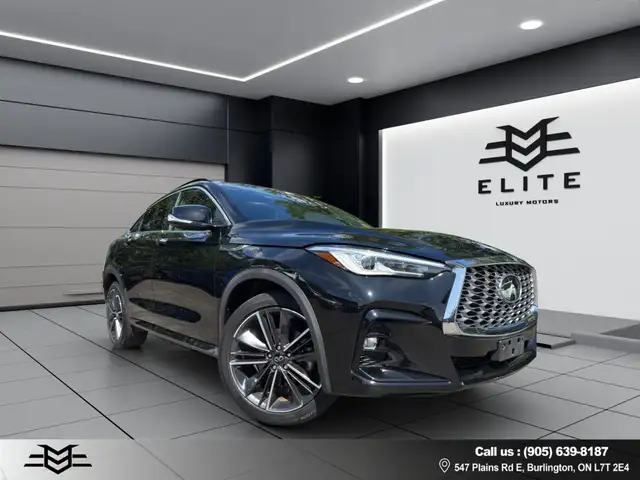 2022 Infiniti QX55 LUXE AWD - One Owner - Navigation System !!