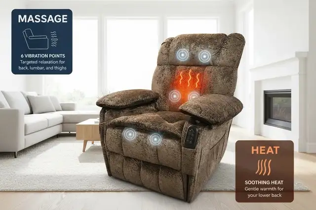 Brand New  Power Lift  Chair with Heat  Massage Special $299