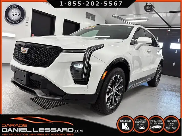 2024 Cadillac XT4 AWD SPORT, CUIR, TOIT, MAG 18PO, GPS, 2.0L TUR