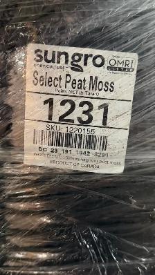 FULL SKID OF PREMIUM PEAT MOSS – GREAT PRICE!