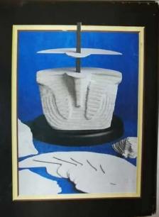 PUZZLE VINTAGE SCULTURE 3D.PHARAON ' TUTAGUAMONT '.NEUF. $40 - Photo 2