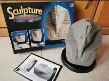 PUZZLE VINTAGE SCULTURE 3D.PHARAON ' TUTAGUAMONT '.NEUF. $40 - Photo 6