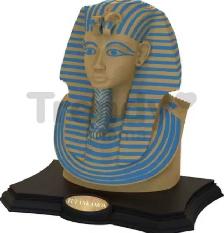 PUZZLE VINTAGE SCULTURE 3D.PHARAON ' TUTAGUAMONT '.NEUF. $40 - Photo 9
