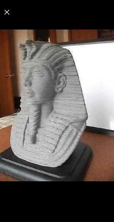 PUZZLE VINTAGE SCULTURE 3D.PHARAON ' TUTAGUAMONT '.NEUF. $40 - Photo 10