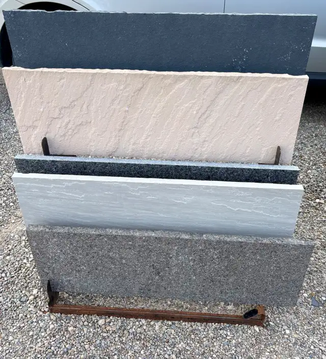 1' Natural Stone Edge Pavers - 12''x 36''