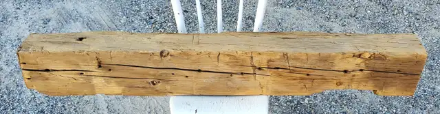 Hand Hewn White Pine Barn Beam 7'× 51/2' x52'long