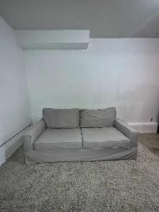 FREE DELIVERY Pottery Barn 3 Seater Fabric Sofa Couch NO DEPOSIT - Photo 2