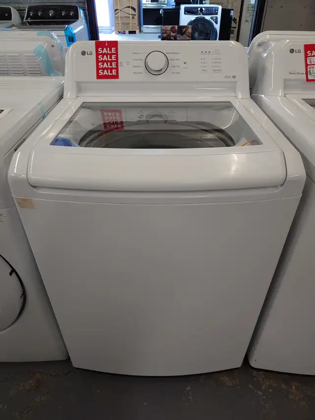 LG '27' White Top Load Washer on Sale‼️