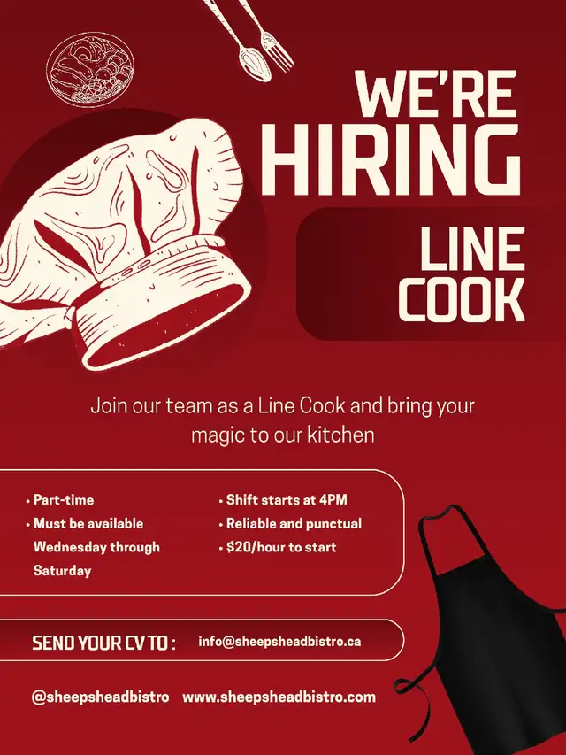 Line cook position